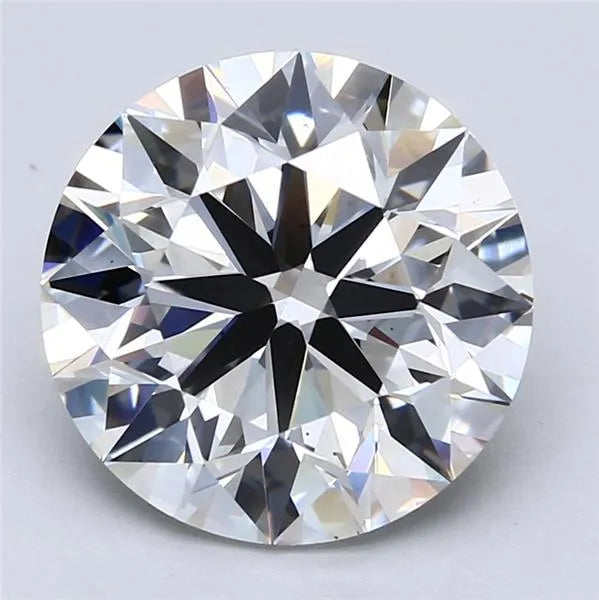 Lab-Grown Round Diamond - 6.02 Carats, F Color, VS2 Clarity - Sustainable Luxury and Dazzling Brilliance-IGI·Certified