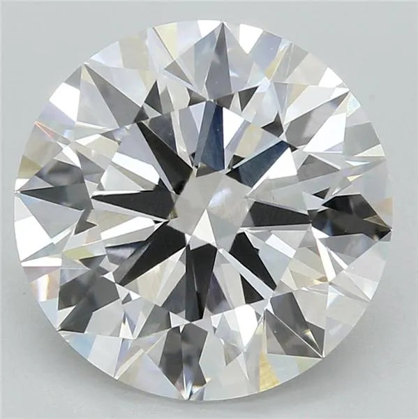 Lab-Grown Round Diamond - 3.01 Carats, F Color, VVS2 Clarity - Sustainable Luxury and Dazzling Brilliance-IGI·Certified