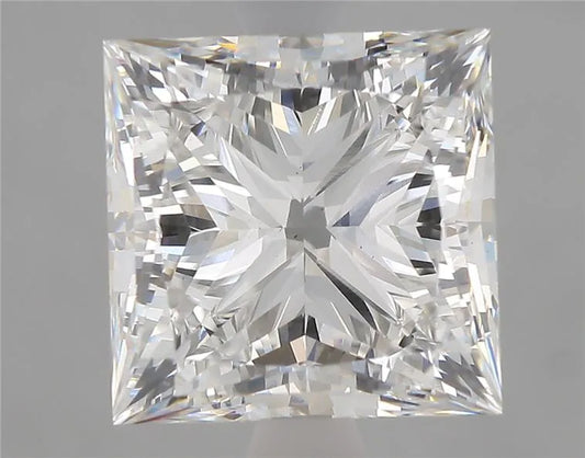 Lab-Grown Princess Diamond - 3.51 Carats, F Color, VS1 Clarity - Sustainable Luxury and Dazzling Brilliance-IGI·Certified