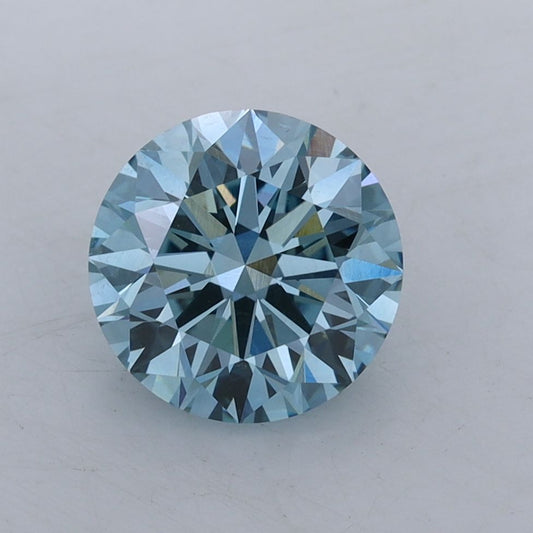 Lab-Grown ROUND Diamond - 2.35 Carat, Fancy Intense Blue Color, VS1 Clarity | Sustainable Luxury, Dazzling Brilliance | IGI | Certified LG557225320