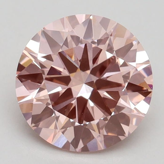 Lab-Grown ROUND Diamond - 1.7 Carat, Fancy Intense Pink Color, VS1 Clarity | Sustainable Luxury, Dazzling Brilliance | IGI | Certified LG529285407