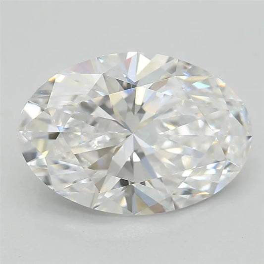 Lab-Grown Oval Diamond - 2.58 Carats, E Color, VVS2 Clarity - Sustainable Luxury and Dazzling Brilliance-IGI·Certified