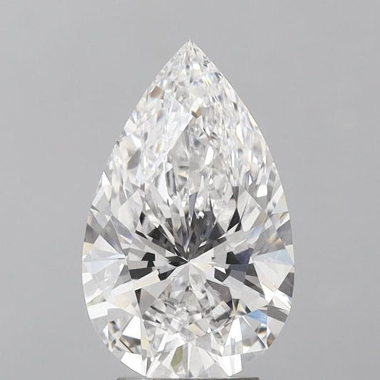 Lab-Grown PEAR Diamond - 4 Carats, E Color, VS2 Clarity - Sustainable Luxury and Dazzling Brilliance-IGI·Certified