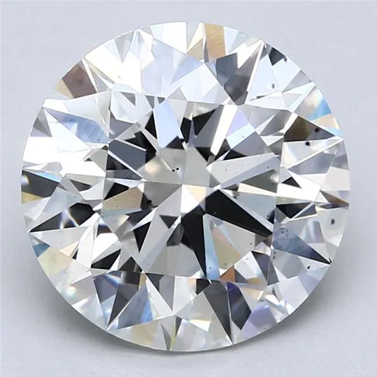 Lab-Grown Round Diamond - 5.35 Carats, F Color, VS2 Clarity - Sustainable Luxury and Dazzling Brilliance-IGI·Certified