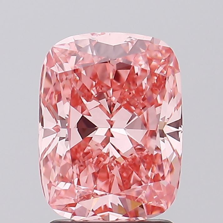 Lab-Grown ROUND Diamond - 2.1 Carat, Fancy Vivid Pink Color, VS1 Clarity | Sustainable Luxury, Dazzling Brilliance | IGI | Certified LG595379896