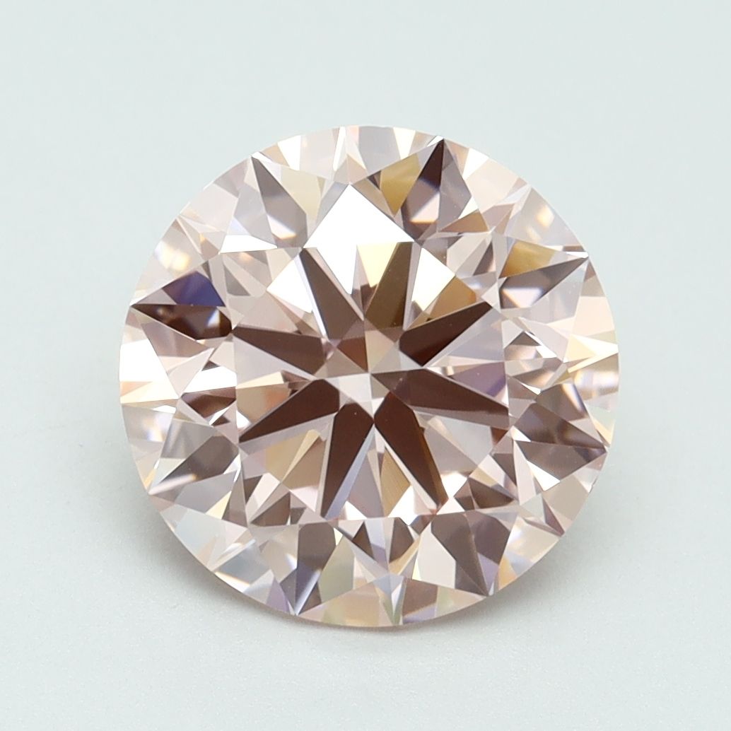 Lab-Grown ROUND Diamond - 3.27 Carat, Fancy Intense Pink Color, VVS2 Clarity | Sustainable Luxury, Dazzling Brilliance | IGI | Certified LG616416783