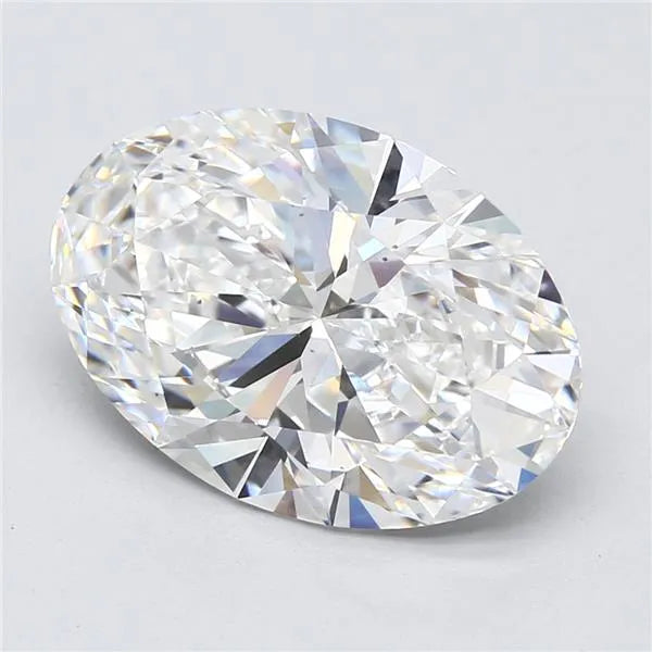 Lab-Grown Oval Diamond - 6 Carats, E Color, VS2 Clarity - Sustainable Luxury and Dazzling Brilliance-IGI·Certified