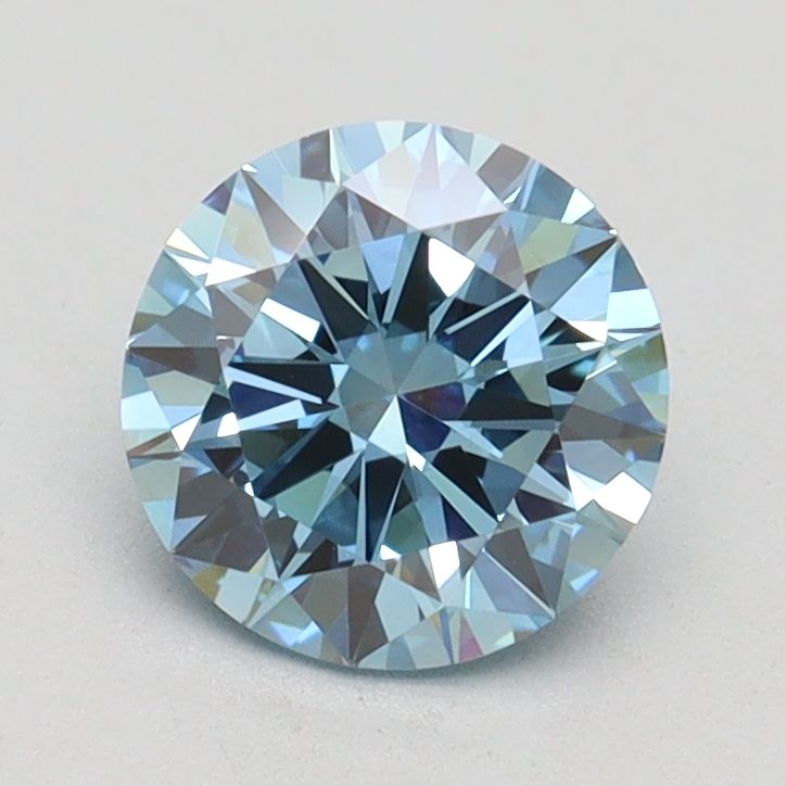 Lab-Grown ROUND Diamond - 1.17 Carat, Fancy Vivid Blue Color, VVS2 Clarity | Sustainable Luxury, Dazzling Brilliance | IGI | Certified LG591360402