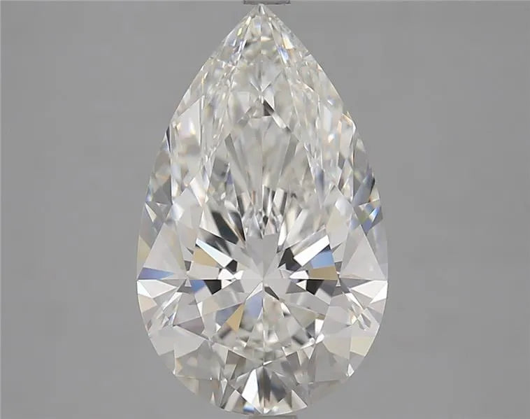 Lab-Grown Pear Diamond - 4.09 Carats, F Color, VVS2 Clarity - Sustainable Luxury and Dazzling Brilliance-IGI·Certified