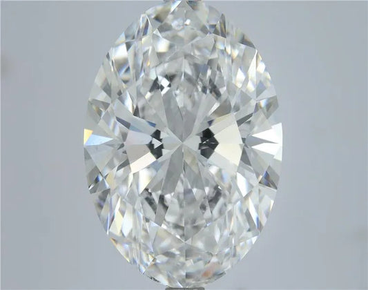 Lab-Grown Oval Diamond - 6.51 Carats, D Color, VS1 Clarity - Sustainable Luxury and Dazzling Brilliance-IGI·Certified