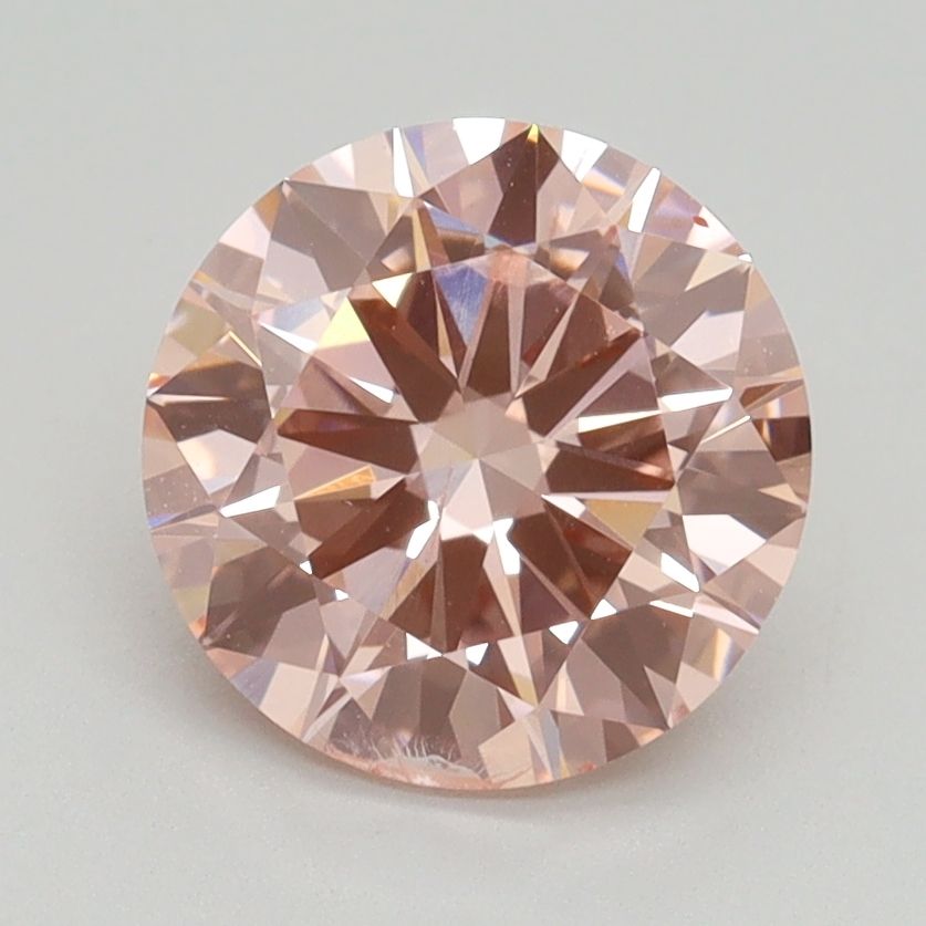 Lab-Grown ROUND Diamond - 1.9 Carat, Fancy Intense Pink Color, SI2 Clarity | Sustainable Luxury, Dazzling Brilliance | IGI | Certified LG538278958