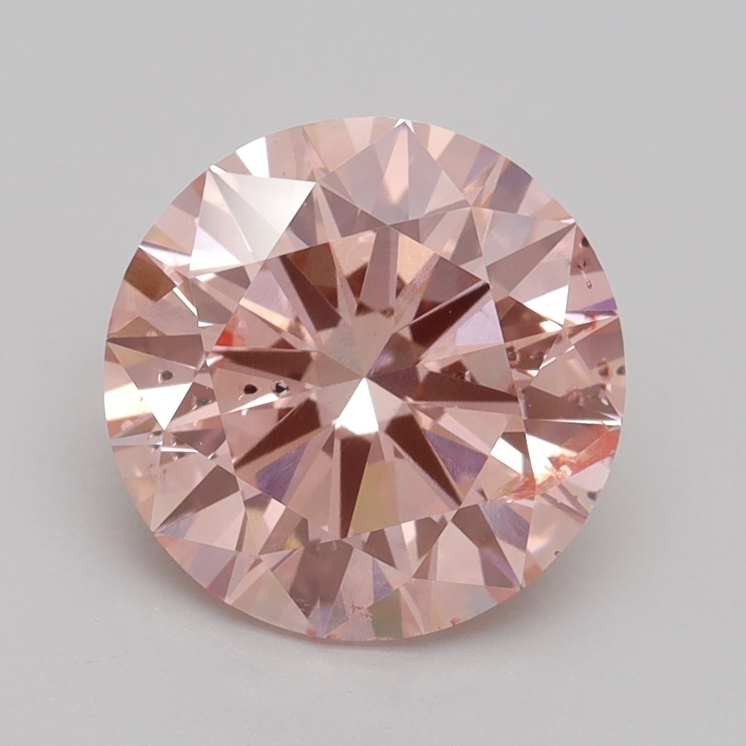 Lab-Grown ROUND Diamond - 3.5 Carat, Fancy Intense Pink Color, SI2 Clarity | Sustainable Luxury, Dazzling Brilliance | IGI | Certified LG532244418