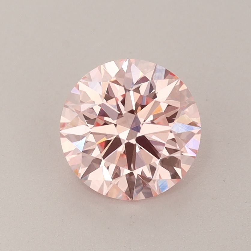 Lab-Grown ROUND Diamond - 1.08 Carat, Fancy Intense Pink Color, VVS2 Clarity | Sustainable Luxury, Dazzling Brilliance | IGI | Certified LG644429097