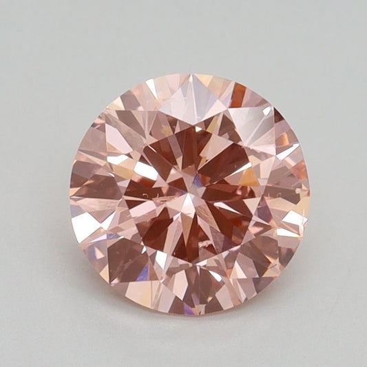 Lab-Grown ROUND Diamond - 1.31 Carat, Fancy Intense Pink Color, SI2 Clarity | Sustainable Luxury, Dazzling Brilliance | IGI | Certified LG536297366