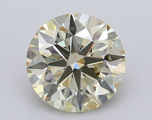 Lab-Grown ROUND Diamond - 2.04 Carat, Yellow Color, VS2 Clarity | Sustainable Luxury, Dazzling Brilliance | IGI | Certified LG610345349