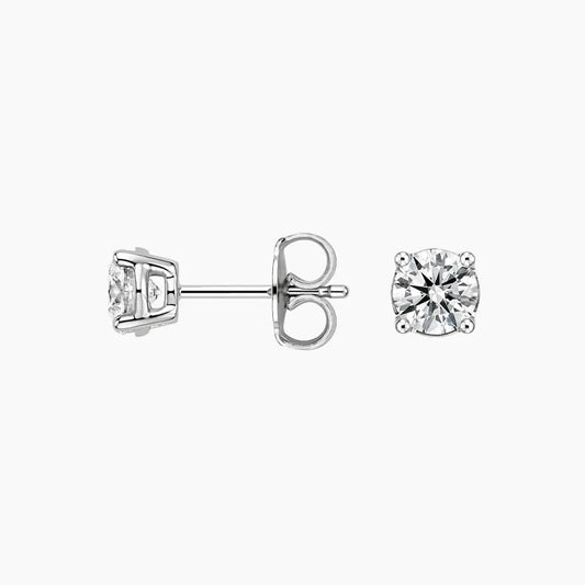 Natural Diamond Custom Order Earrings in 925 Silver (LDJ 1023)