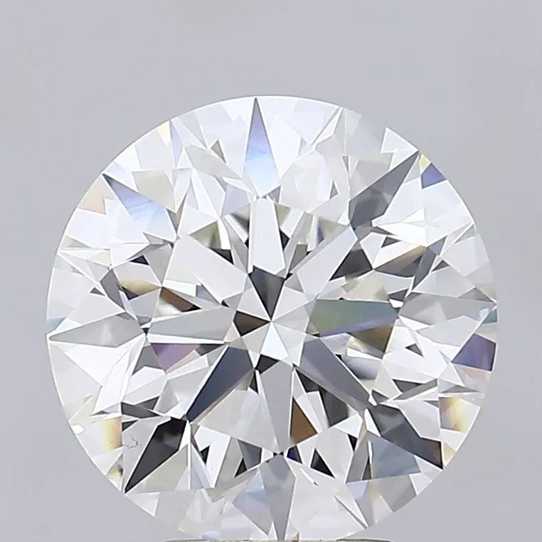 Lab-Grown Round Diamond - 5 Carats, F Color, VS1 Clarity - Sustainable Luxury and Dazzling Brilliance-IGI·Certified