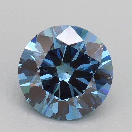 Lab-Grown ROUND Diamond - 2.01 Carat, Fancy Vivid Blue Color, VS2 Clarity | Sustainable Luxury, Dazzling Brilliance | IGI | Certified LG536297772