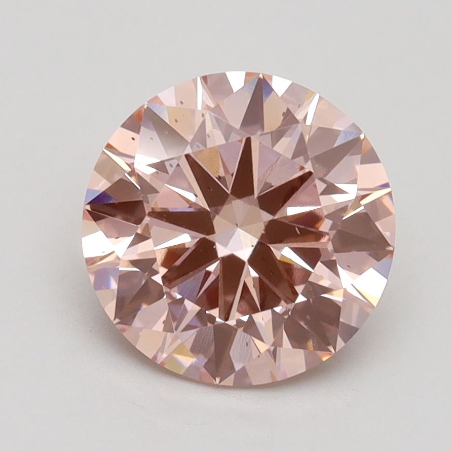 Lab-Grown ROUND Diamond - 2 Carat, Fancy Intense Pink Color, VS2 Clarity | Sustainable Luxury, Dazzling Brilliance | IGI | Certified LG532246723