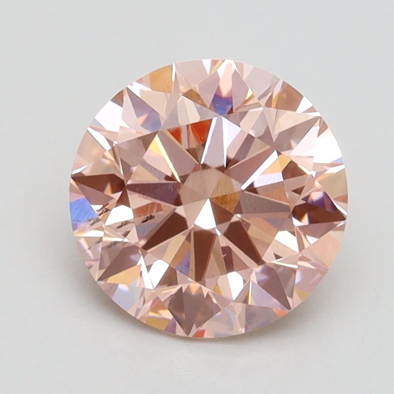 Lab-Grown ROUND Diamond - 1.76 Carat, Fancy Intense Pink Color, SI1 Clarity | Sustainable Luxury, Dazzling Brilliance | IGI | Certified LG536298403