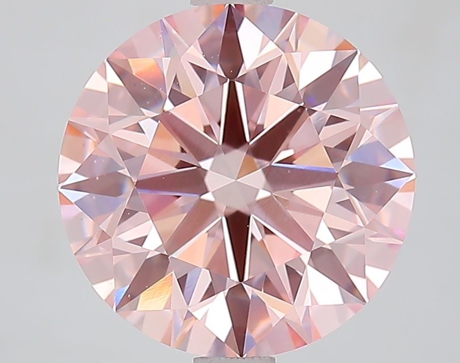 Lab-Grown ROUND Diamond - 3.53 Carat, Fancy Intense Pink Color, VVS2 Clarity | Sustainable Luxury, Dazzling Brilliance | IGI | Certified LG643431781