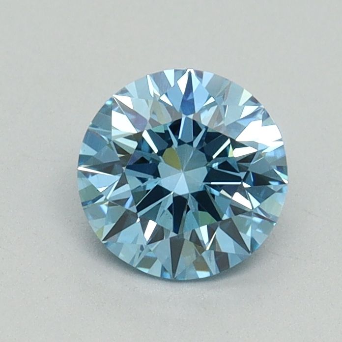 Lab-Grown ROUND Diamond - 0.73 Carat, Fancy Vivid Blue Color, VS1 Clarity | Sustainable Luxury, Dazzling Brilliance | IGI | Certified LG645403048