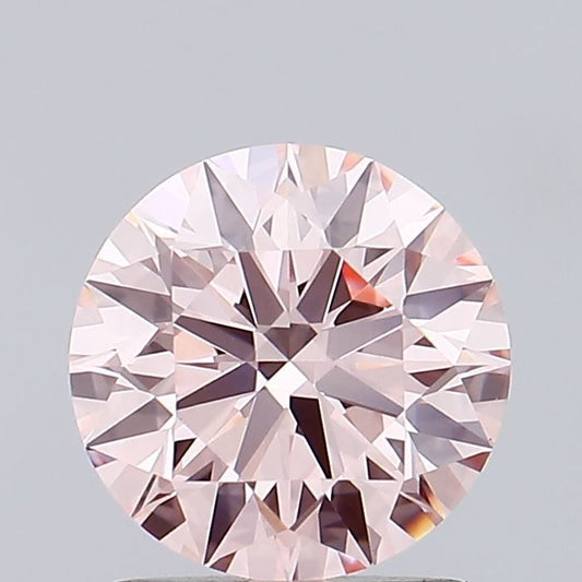 Lab-Grown ROUND Diamond - 1.21 Carat, Fancy Intense Pink Color, VVS2 Clarity | Sustainable Luxury, Dazzling Brilliance | IGI | Certified LG641477412