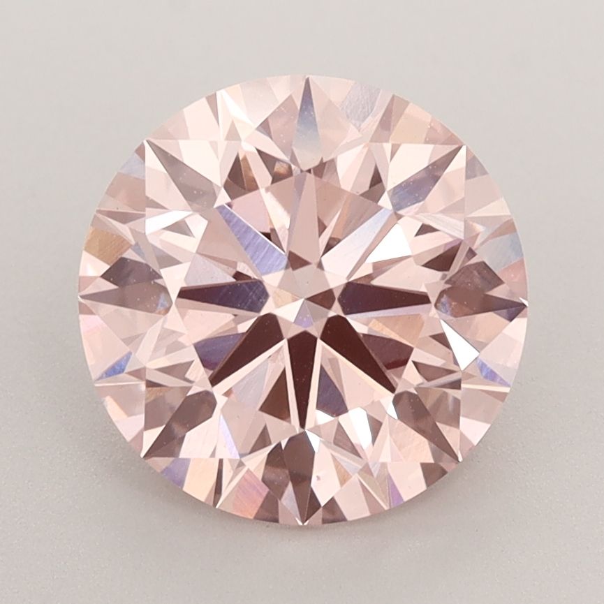 Lab-Grown ROUND Diamond - 2.59 Carat, Fancy Intense Pink Color, VS1 Clarity | Sustainable Luxury, Dazzling Brilliance | IGI | Certified LG581309852