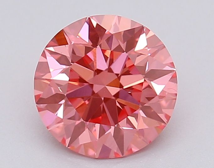 Lab-Grown ROUND Diamond - 1.05 Carat, Fancy Vivid Pink Color, VS1 Clarity | Sustainable Luxury, Dazzling Brilliance | IGI | Certified LG615366967