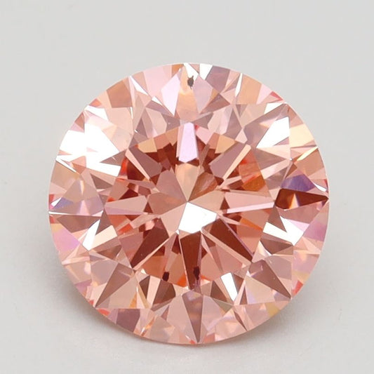 Lab-Grown ROUND Diamond - 2.02 Carat, Fancy Vivid Pink Color, VS2 Clarity | Sustainable Luxury, Dazzling Brilliance | IGI | Certified LG528225855