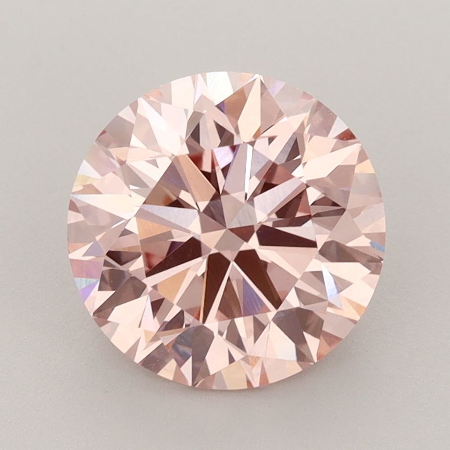 Lab-Grown ROUND Diamond - 3.21 Carat, Fancy Intense Pink Color, VVS2 Clarity | Sustainable Luxury, Dazzling Brilliance | IGI | Certified LG605354839