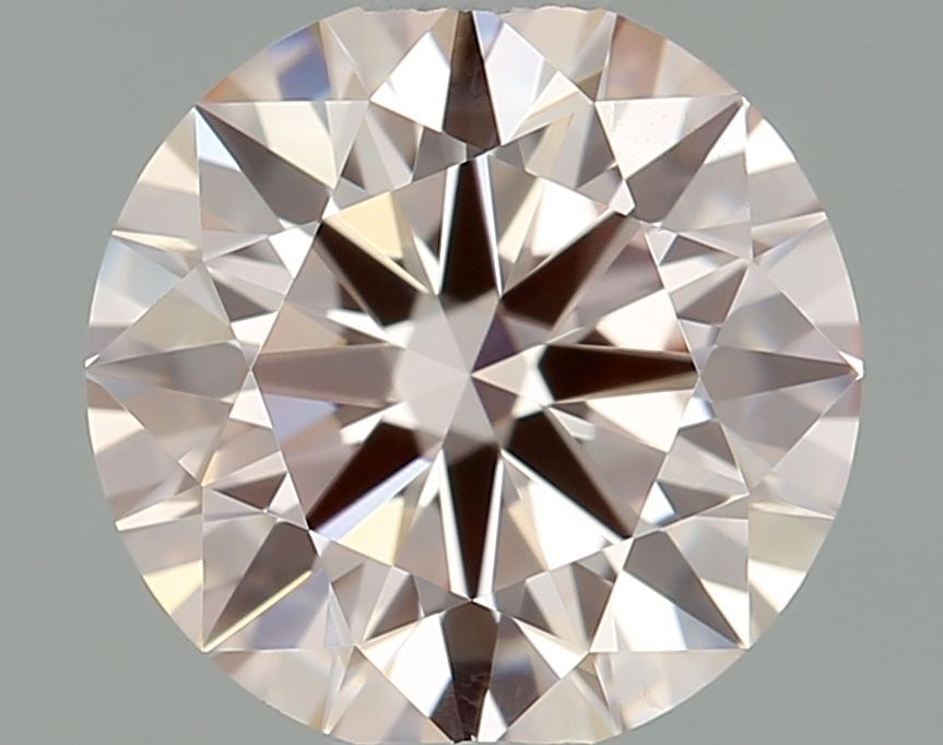 Lab-Grown ROUND Diamond - 0.68 Carat, Fancy Pink Color, VS1 Clarity | Sustainable Luxury, Dazzling Brilliance | IGI | Certified LG642428014