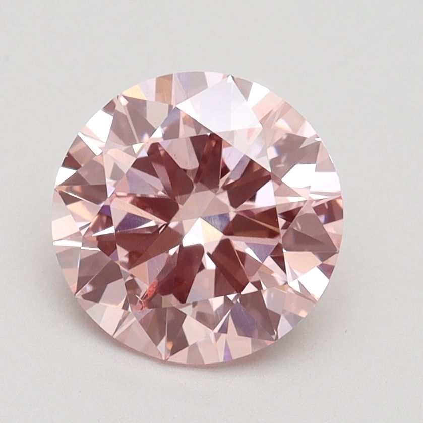 Lab-Grown ROUND Diamond - 1.7 Carat, Fancy Intense Pink Color, SI1 Clarity | Sustainable Luxury, Dazzling Brilliance | IGI | Certified LG528226569