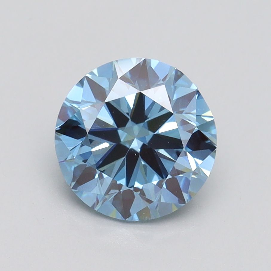 Lab-Grown ROUND Diamond - 1.5 Carat, Fancy Vivid Blue Color, VS1 Clarity | Sustainable Luxury, Dazzling Brilliance | IGI | Certified LG546212045