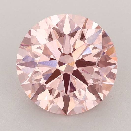 Lab-Grown ROUND Diamond - 3.04 Carat, Fancy Intense Pink Color, VS1 Clarity | Sustainable Luxury, Dazzling Brilliance | IGI | Certified LG600336483