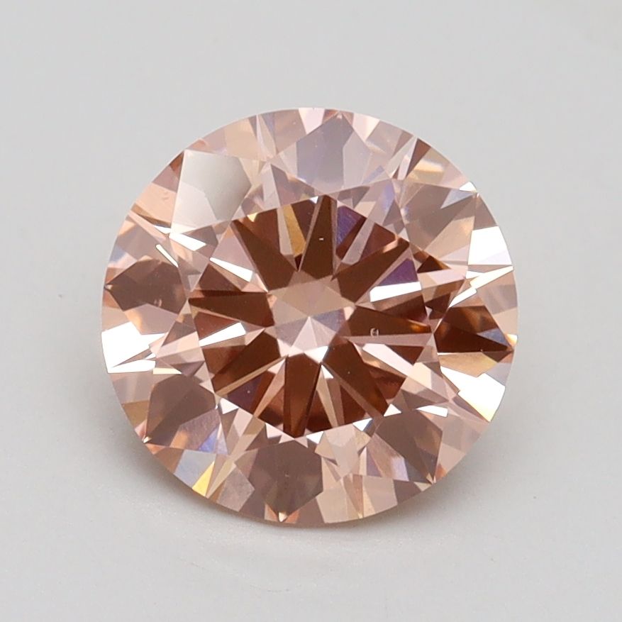 Lab-Grown ROUND Diamond - 1.7 Carat, Fancy Intense Pink Color, VS1 Clarity | Sustainable Luxury, Dazzling Brilliance | IGI | Certified LG539238139