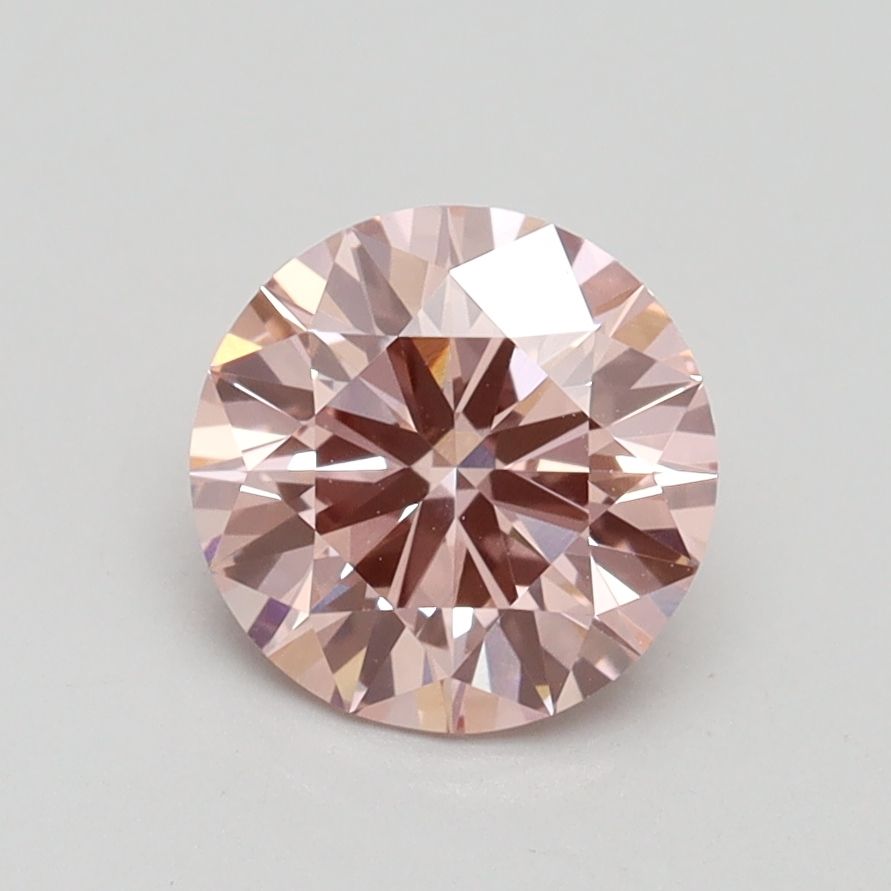 Lab-Grown ROUND Diamond - 1.3 Carat, Fancy Pink Color, VS1 Clarity | Sustainable Luxury, Dazzling Brilliance | IGI | Certified LG532244676