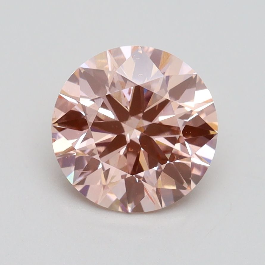 Lab-Grown ROUND Diamond - 1.5 Carat, Fancy Intense Pink Color, SI1 Clarity | Sustainable Luxury, Dazzling Brilliance | IGI | Certified LG538279079