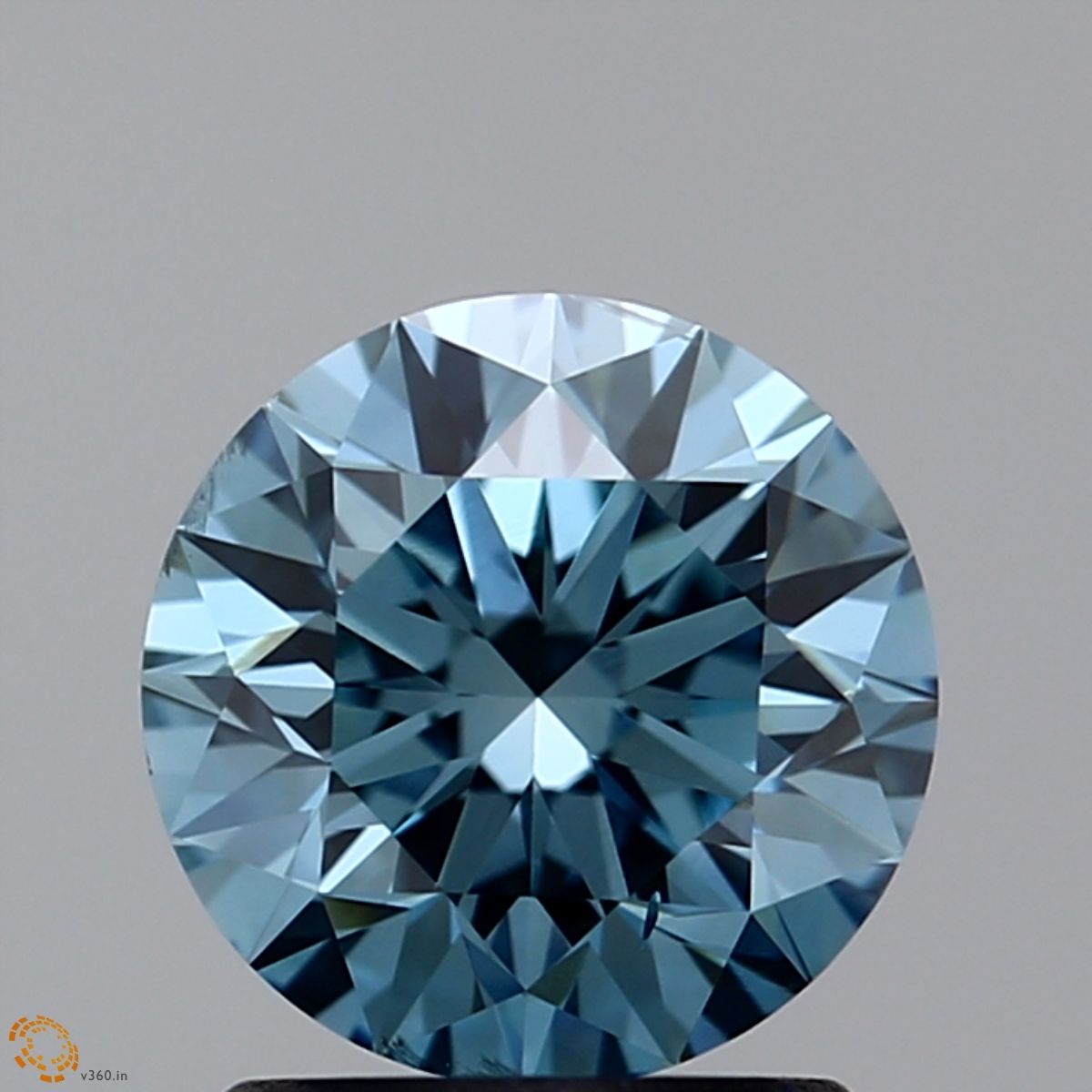 Lab-Grown ROUND Diamond - 1.38 Carat, Fancy Blue Color, VVS2 Clarity | Sustainable Luxury, Dazzling Brilliance | IGI | Certified LG10989615