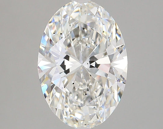 Lab-Grown OVAL Diamond - 3.24 Carats, G Color, SI1 Clarity - Sustainable Luxury and Dazzling Brilliance-IGI·Certified