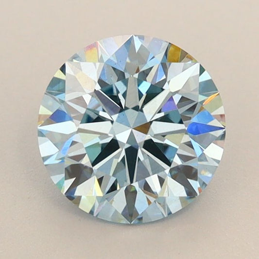 Lab-Grown ROUND Diamond - 1.29 Carat, Fancy Intense Blue Color, VS2 Clarity | Sustainable Luxury, Dazzling Brilliance | IGI | Certified LG566319107