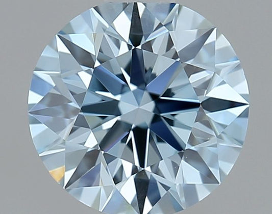 Lab-Grown ROUND Diamond - 0.7 Carat, Fancy Intense Blue Color, IF Clarity | Sustainable Luxury, Dazzling Brilliance | IGI | Certified LG639406576