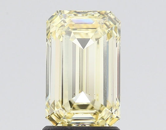 Lab-Grown EMERALD Diamond - 2.05 Carat, Fancy Intense Yellow Color, VS2 Clarity | Sustainable Luxury, Dazzling Brilliance | IGI | Certified LG635479181