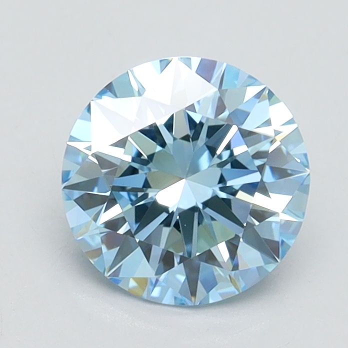 Lab-Grown ROUND Diamond - 1.09 Carat, Fancy Intense Blue Color, VVS2 Clarity | Sustainable Luxury, Dazzling Brilliance | IGI | Certified LG560224437