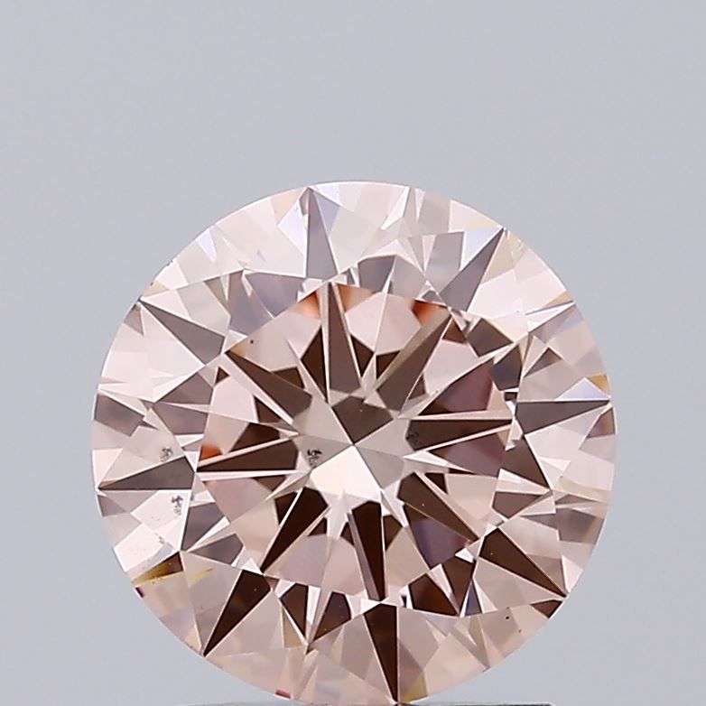 Lab-Grown ROUND Diamond - 2 Carat, Fancy Intense Pink Color, VS2 Clarity | Sustainable Luxury, Dazzling Brilliance | IGI | Certified LG526257009