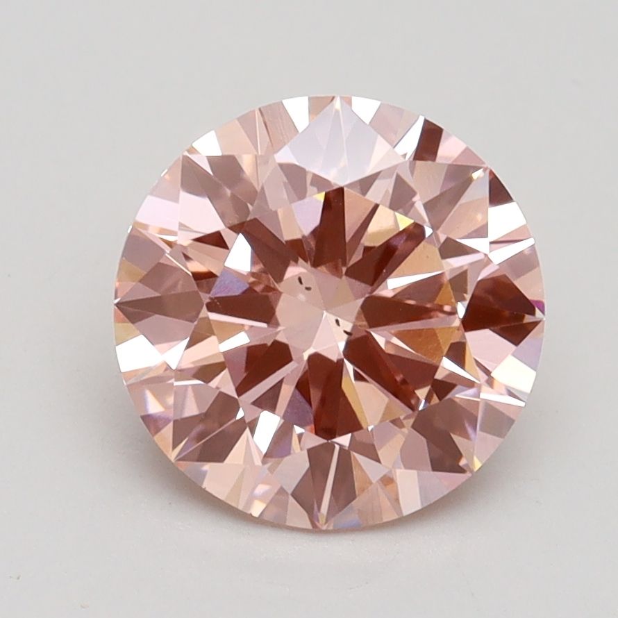 Lab-Grown ROUND Diamond - 2.04 Carat, Fancy Intense Pink Color, VS2 Clarity | Sustainable Luxury, Dazzling Brilliance | IGI | Certified LG533294362