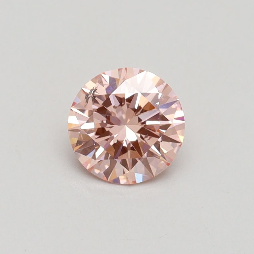 Lab-Grown ROUND Diamond - 0.6 Carat, Fancy Intense Pink Color, SI1 Clarity | Sustainable Luxury, Dazzling Brilliance | IGI | Certified LG539238057