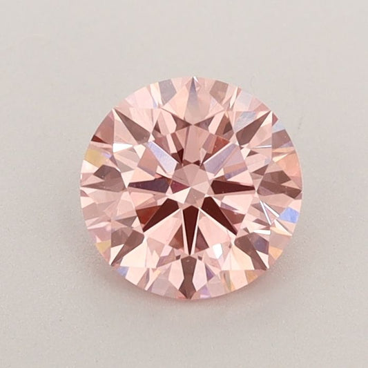 Lab-Grown ROUND Diamond - 0.72 Carat, Fancy Intense Pink Color, VS1 Clarity | Sustainable Luxury, Dazzling Brilliance | IGI | Certified LG576357695