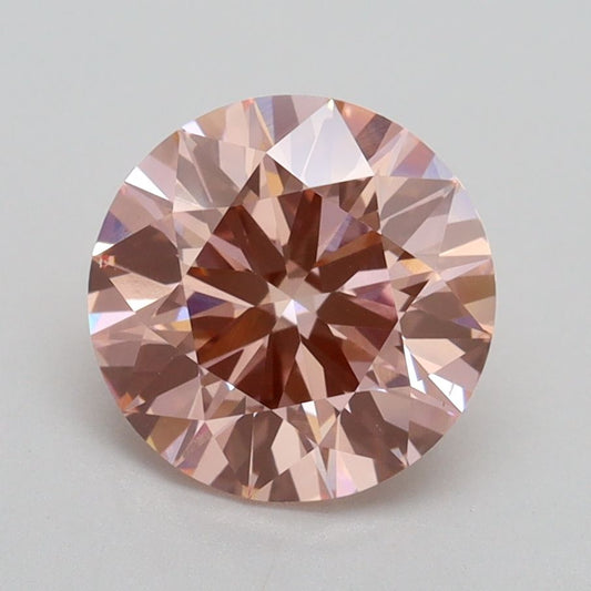 Lab-Grown ROUND Diamond - 2.04 Carat, Fancy Intense Pink Color, VS2 Clarity | Sustainable Luxury, Dazzling Brilliance | IGI | Certified LG536295599