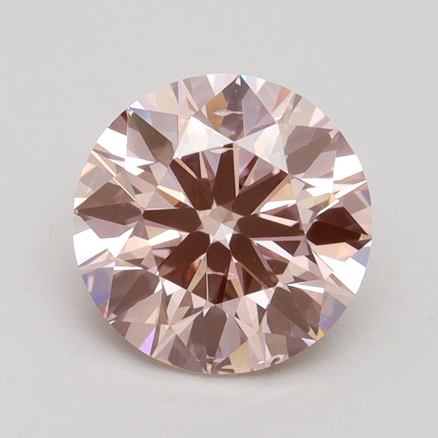 Lab-Grown ROUND Diamond - 2 Carat, Fancy Pink Color, SI1 Clarity | Sustainable Luxury, Dazzling Brilliance | IGI | Certified LG534241478